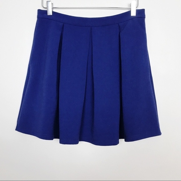 Stitch Fix | Hazel Cobalt Pleated Skirt Size M - Picture 1 of 8
